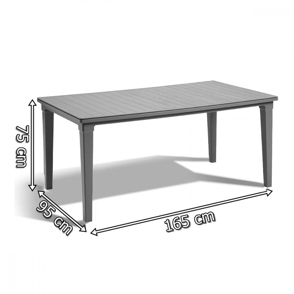 Duo-Gartenmöbel-Set Korfu mit Futura-Tisch Sekundäres Bild
