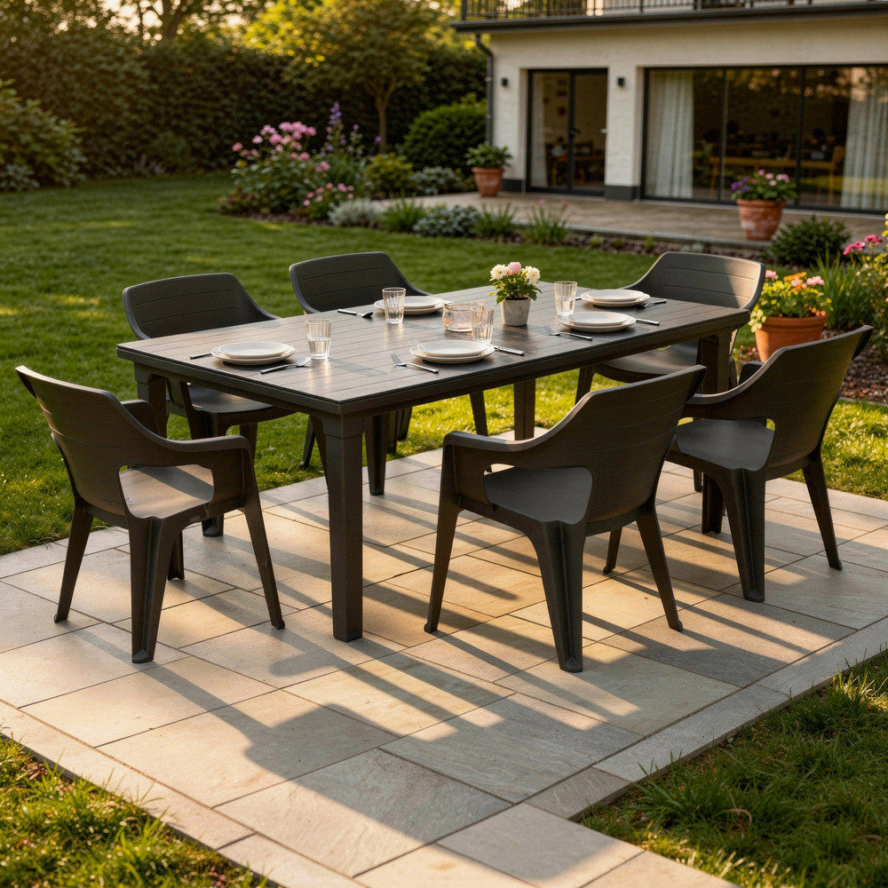Elina 6+1 Gartenmöbel-Set Sekundäres Bild