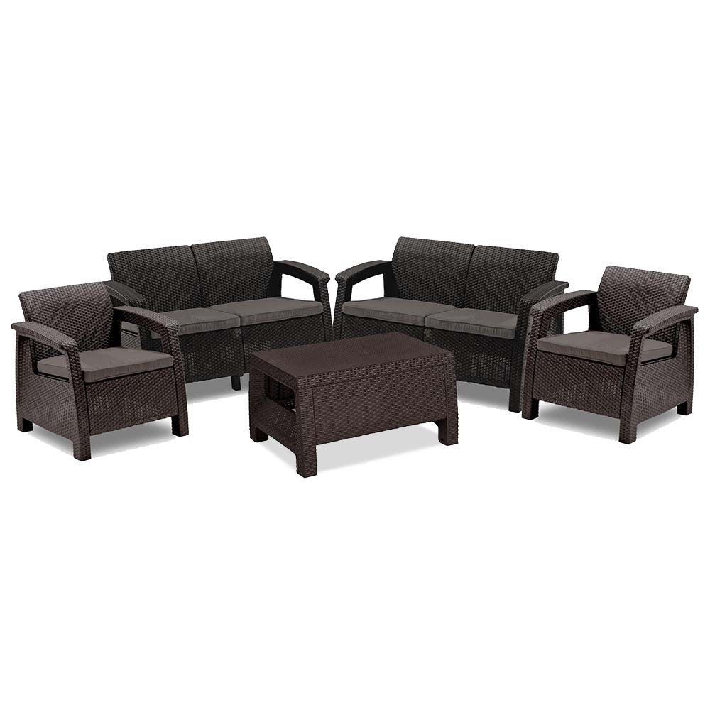 Korfu Großes Gartenmöbel-Set Sekundäres Bild
