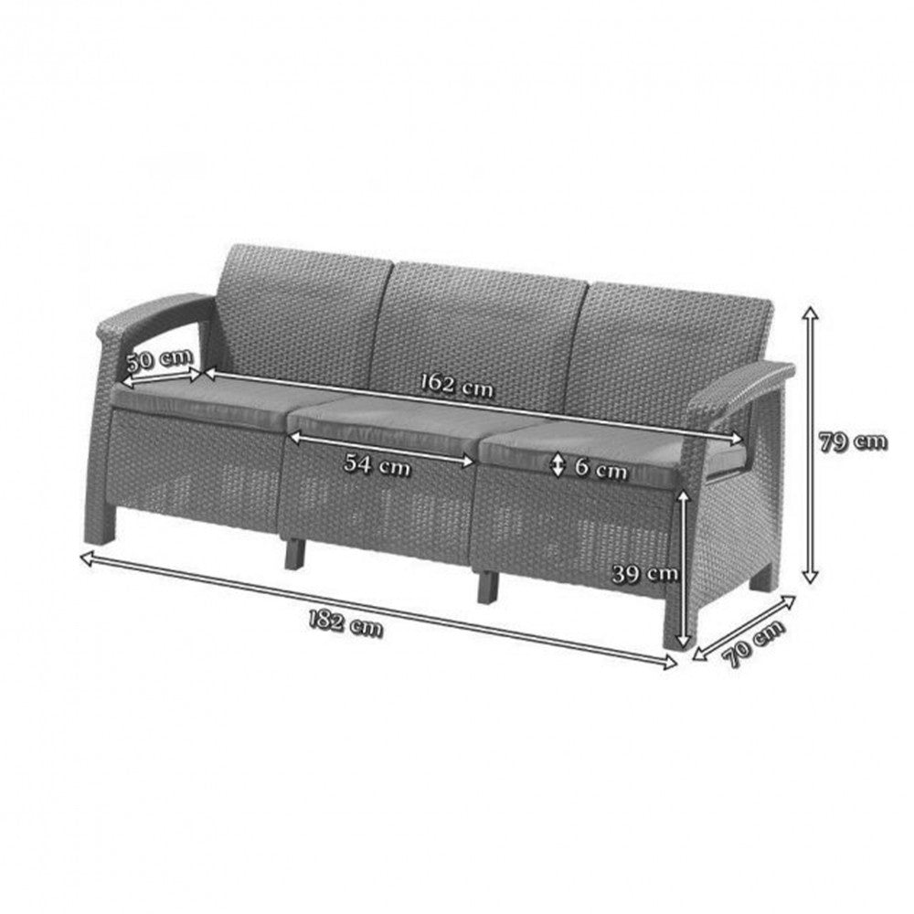Sofa Korfu Liegesitz max Sekundäres Bild