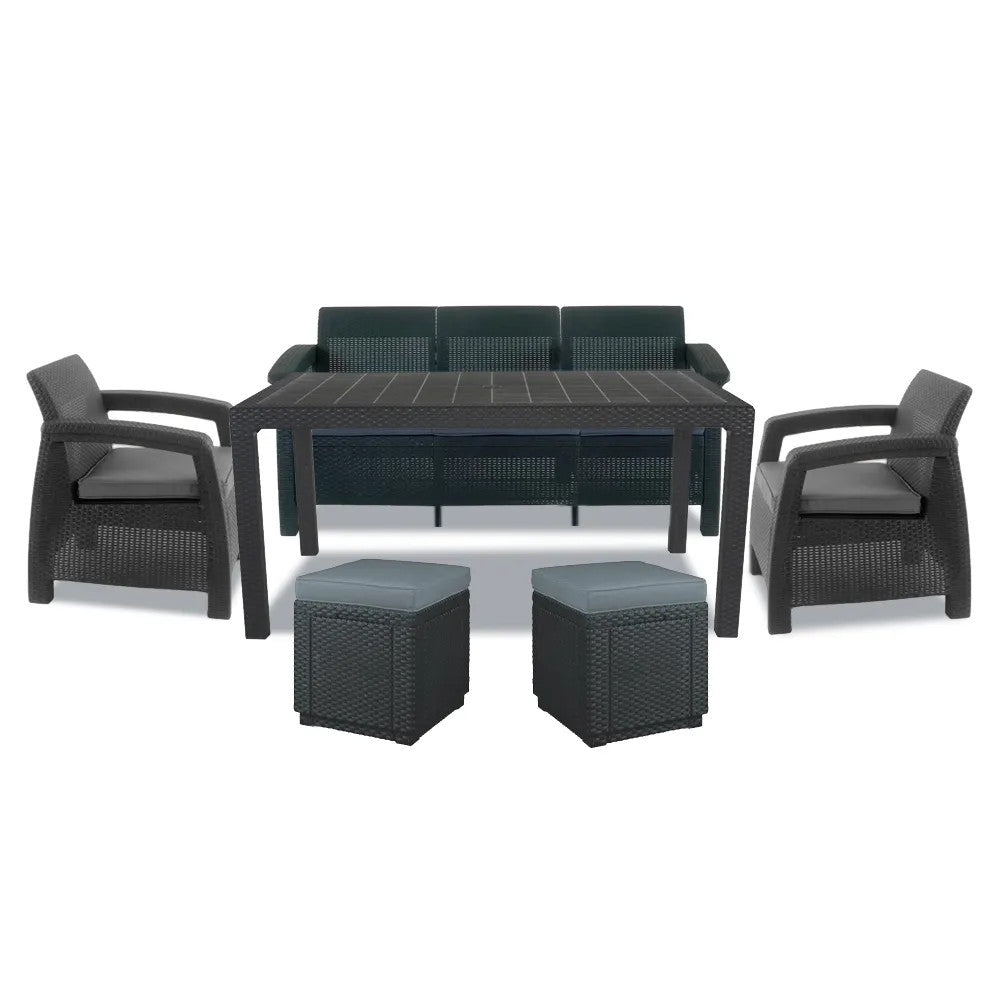 Korfu Love max duo Würfel-Gartenmöbel-Set Sekundäres Bild