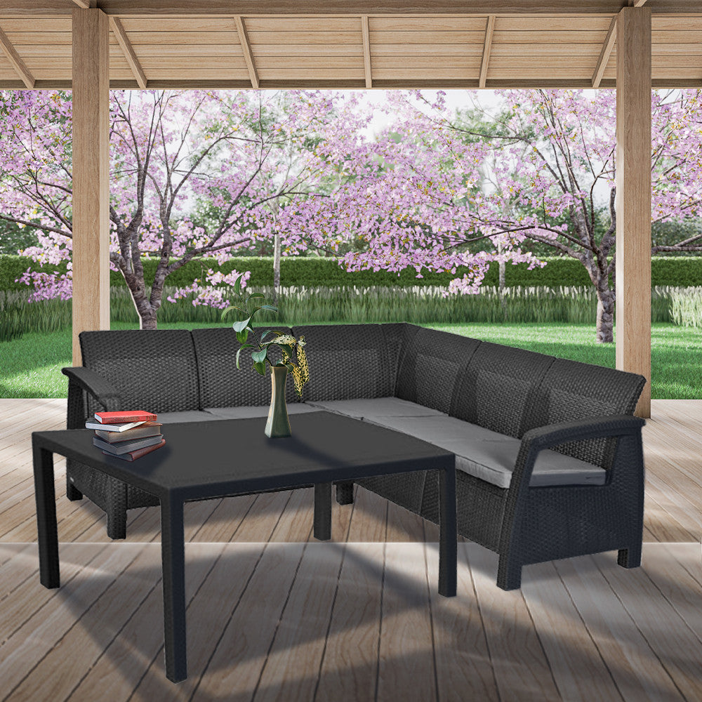 Korfu Relax Gartenmöbelset mit Melodietisch Sekundäres Bild