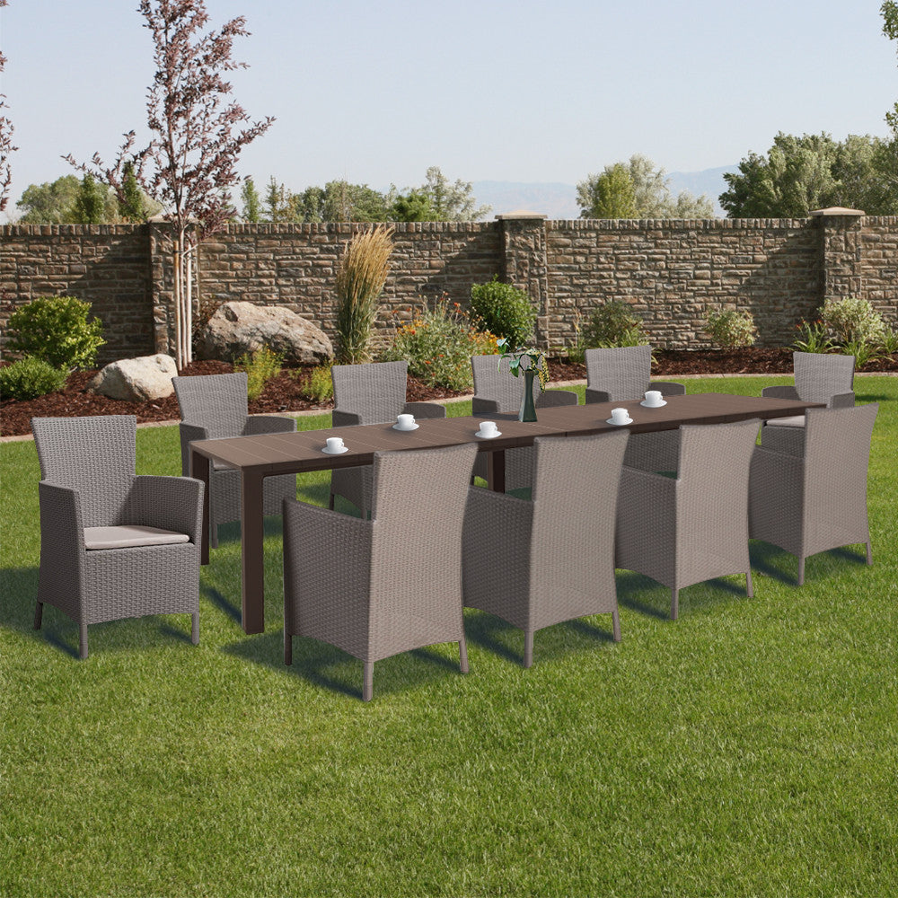 Juowa 10-teiliges Gartenmöbel-Set Sekundäres Bild