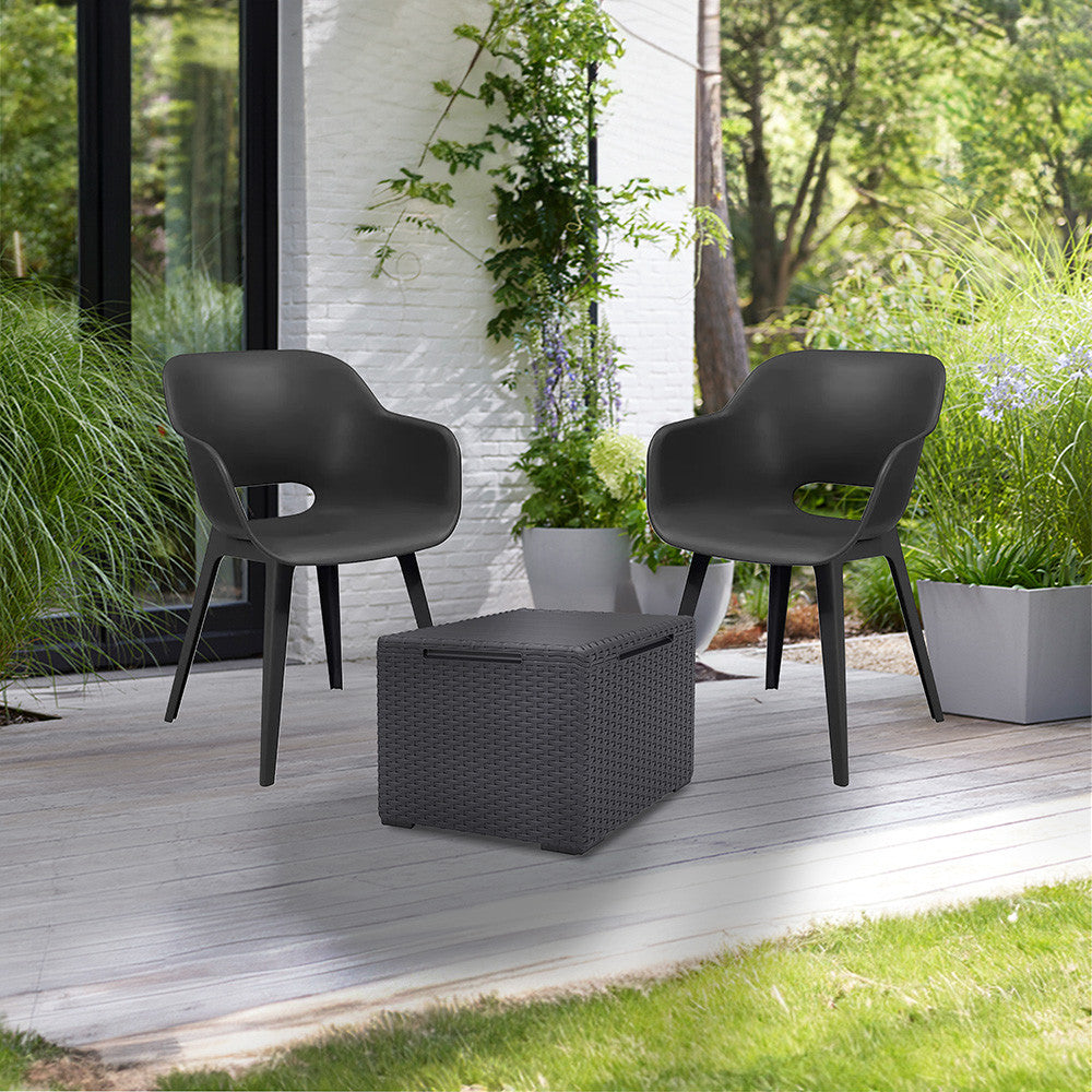 Akola Balcony Gartenmöbel-Set mit Vigo-Tisch Sekundäres Bild