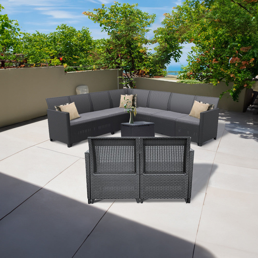 Gartenmöbelset Claire V 9-Sitzer mit Tisch Vigo Sekundäres Bild