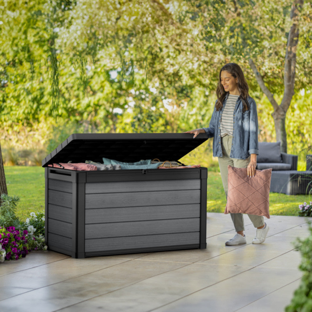 Cortina Kunststoff-Gartenbox 380L grau Sekundäres Bild