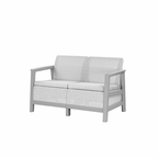 Scandi Box Linea Duo Gartenmöbel-Set mit Aufbewahrungstisch aus Jute