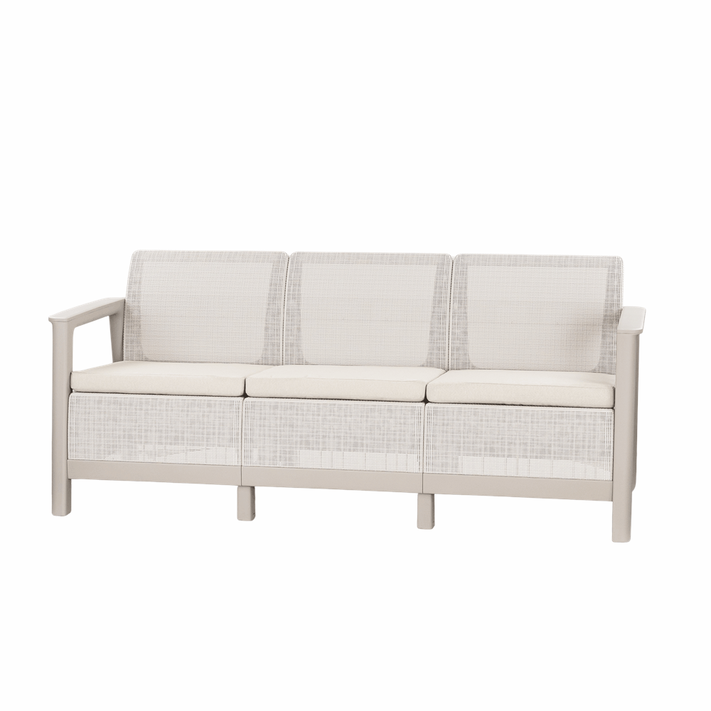 Scandi Love max linea duo Gartenmöbelset mit Ablagetisch aus Jute Sekundäres Bild