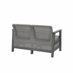Scandi Box max linea duo Gartenmöbelset mit Ablagetisch aus Jute