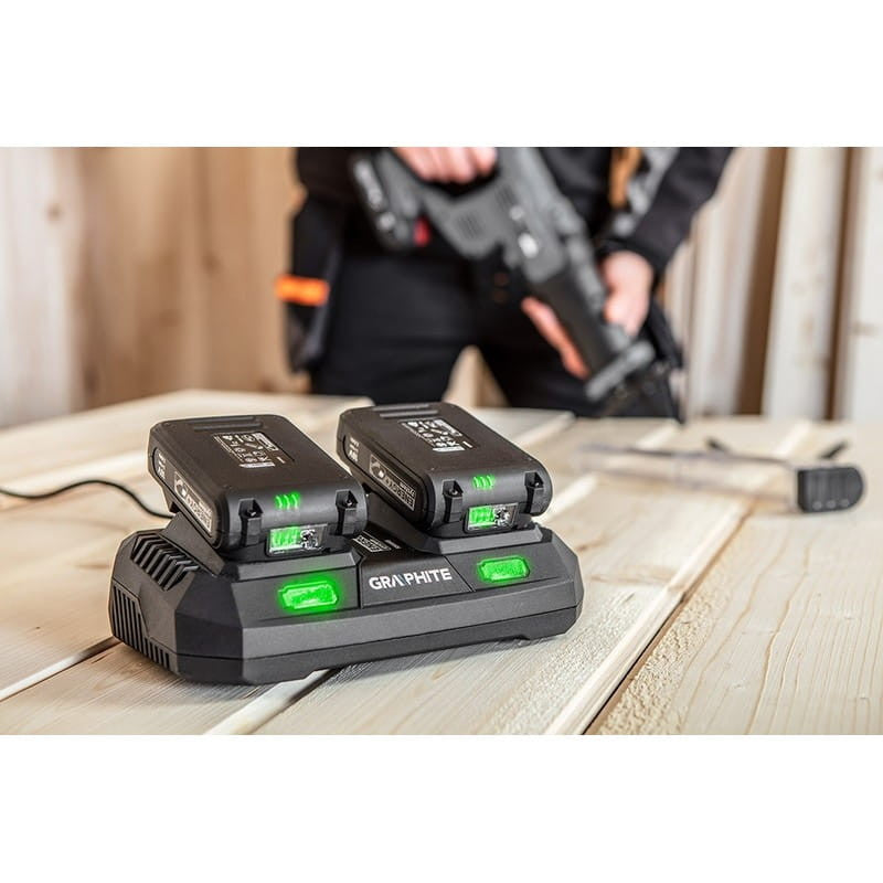 Doppelladegerät für energy+ Einzelbatteriesystem, graphit Sekundäres Bild