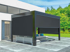 Kerti pergola napellenző használat közben, árnyékolt terasszal - Homelux, 5905610251413