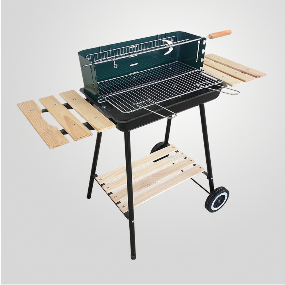 MIR244 Rechteckiger Holzkohle-Rollengrill Sekundäres Bild
