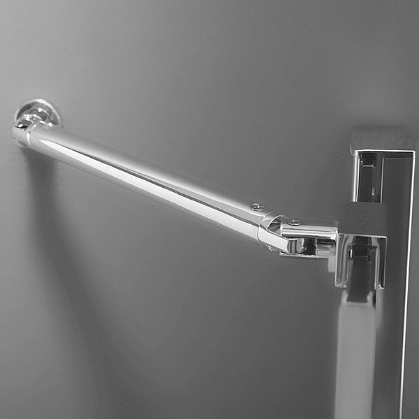 TB/800 Duschwand mit silbernem Profil und wasserklarem Glas Sekundäres Bild