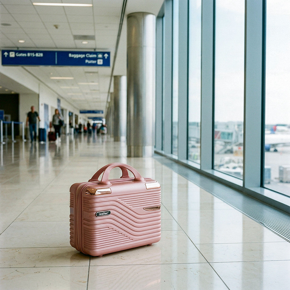 TraveLux Urban – kleiner Handgepäckkoffer aus Leder mit Hartschale, 28 x 36 x 16 cm Sekundäres Bild