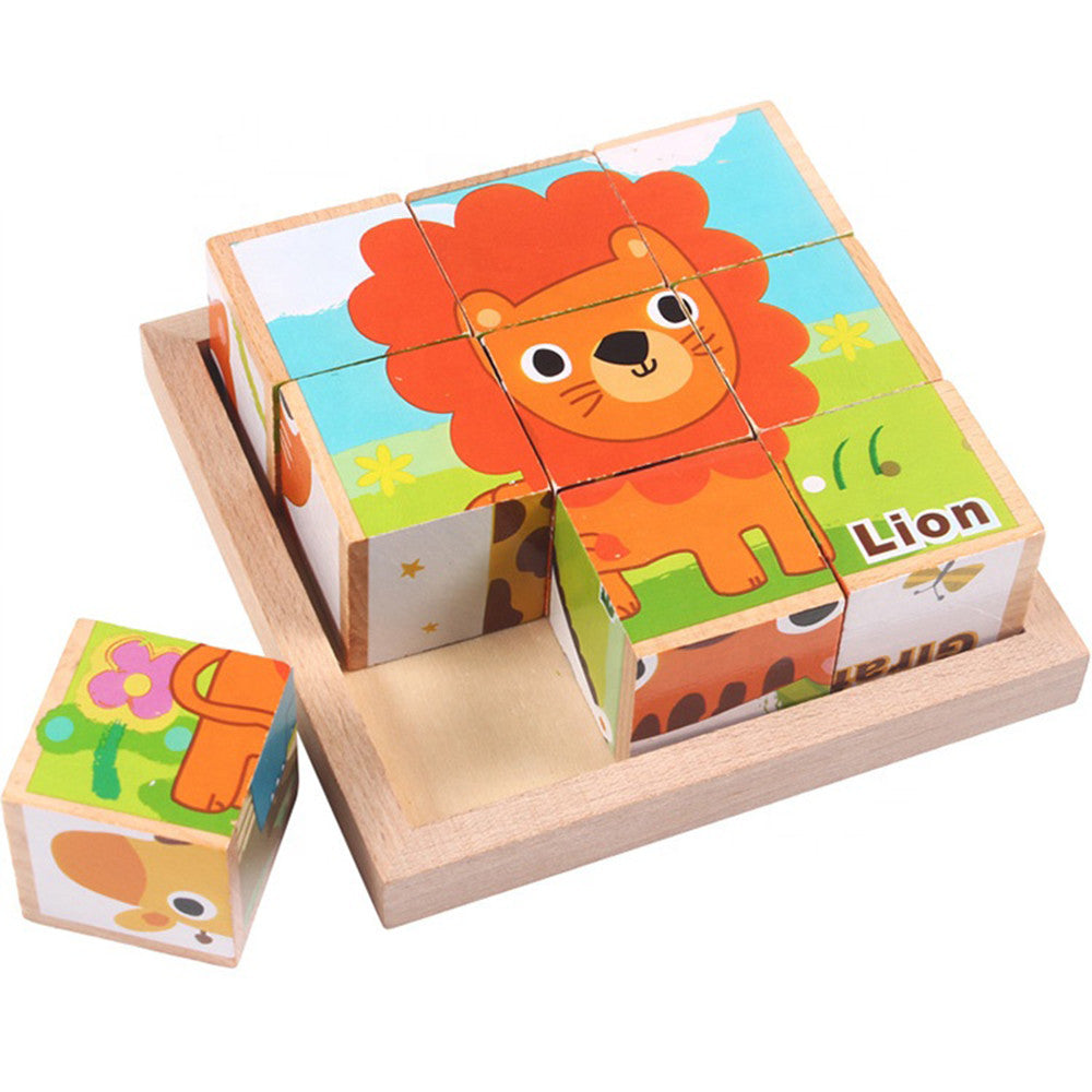 Holzpuzzle, Puzzle aus Holz Sekundäres Bild