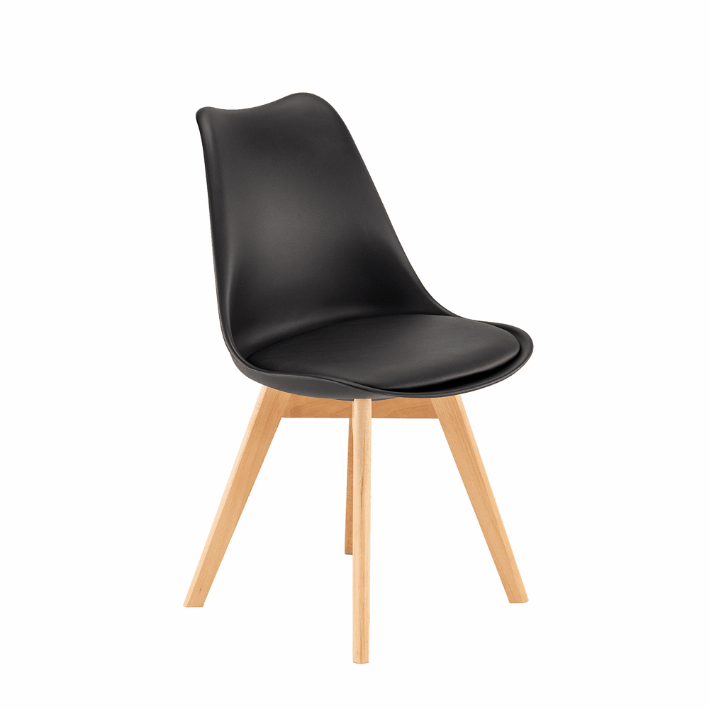 Silla Esszimmerstuhl 8 Stück in schwarz