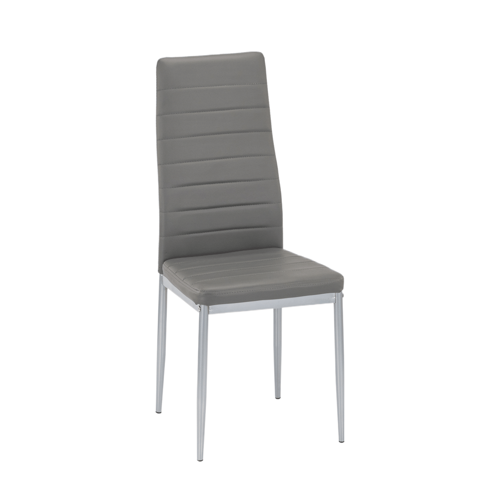 Verna 6+1 Esstisch-Set grau-grau