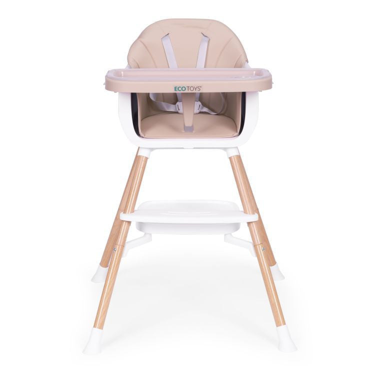Babyhochstuhl 2 in 1 beige Sekundäres Bild