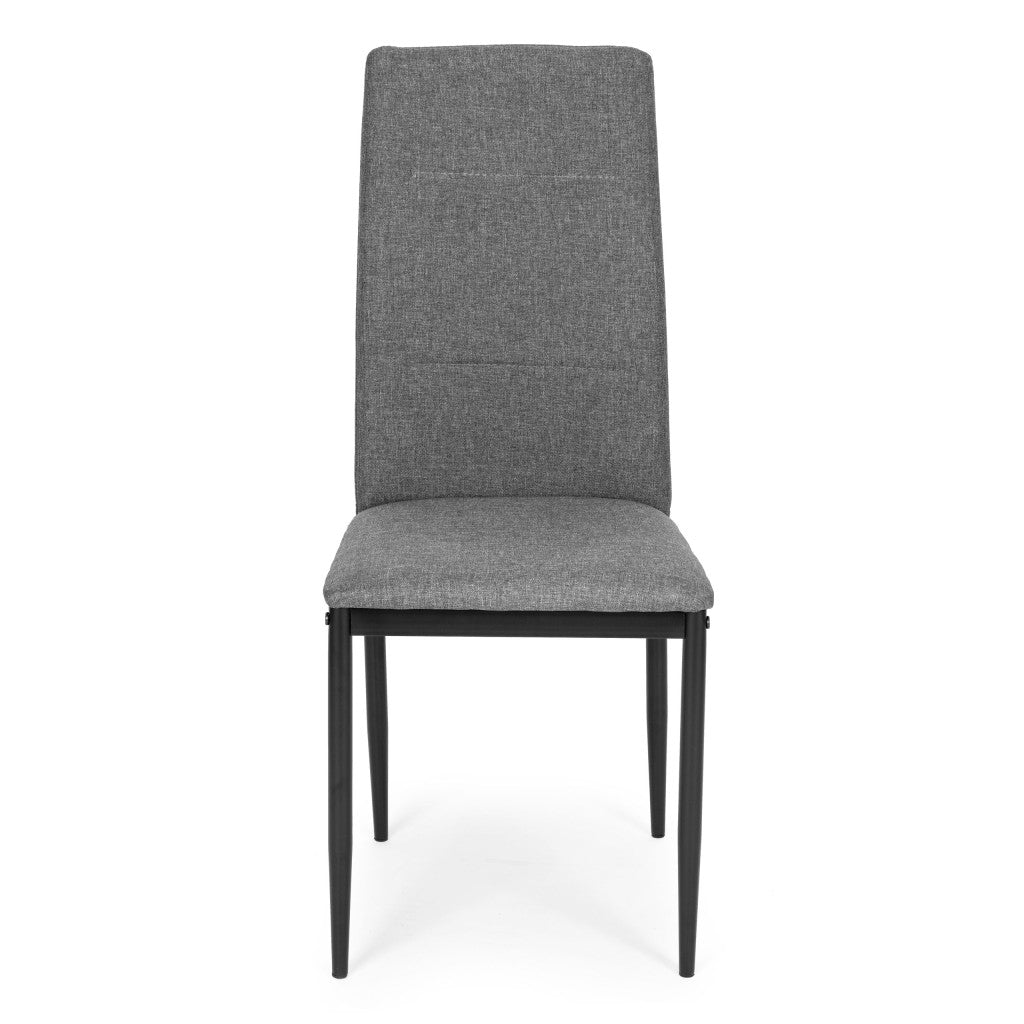 Esstischstuhl 4er Set grau Sekundäres Bild
