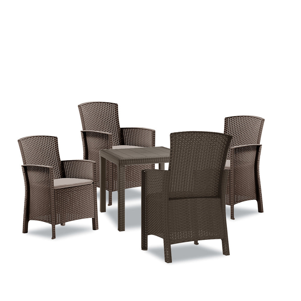 Leoni Gartenmöbel-Set für 4 Personen Sekundäres Bild