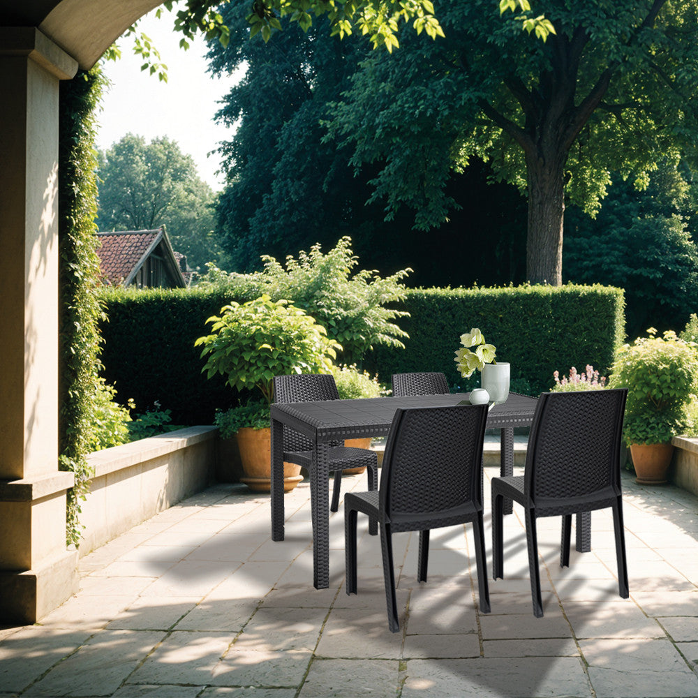 Hellda 4+1 Gartenmöbel-Set Sekundäres Bild