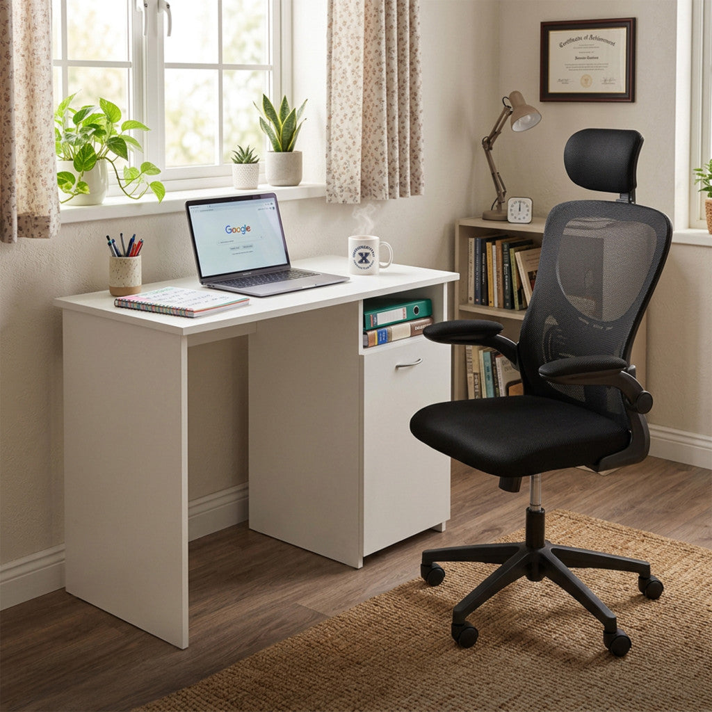 Family One Schreibtisch-Set mit ergonomischem Flexo-Drehstuhl Sekundäres Bild
