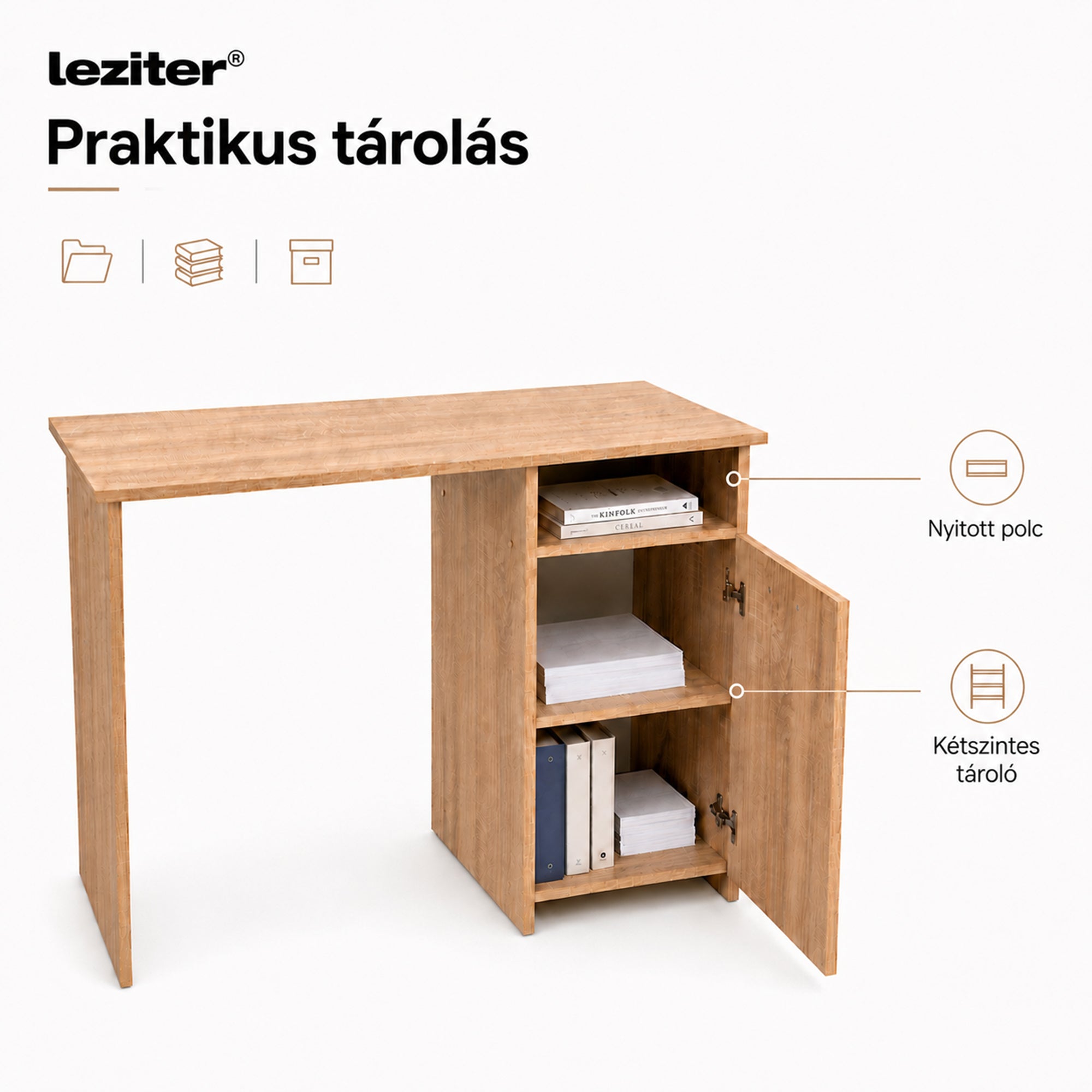 Family One Schreibtisch-Set mit ergonomischem Flexo-Drehstuhl Sekundäres Bild