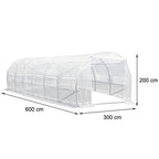 Melegház fólia méretábra 200 × 300 × 600 cm - Homelux, LMHF-632-TR