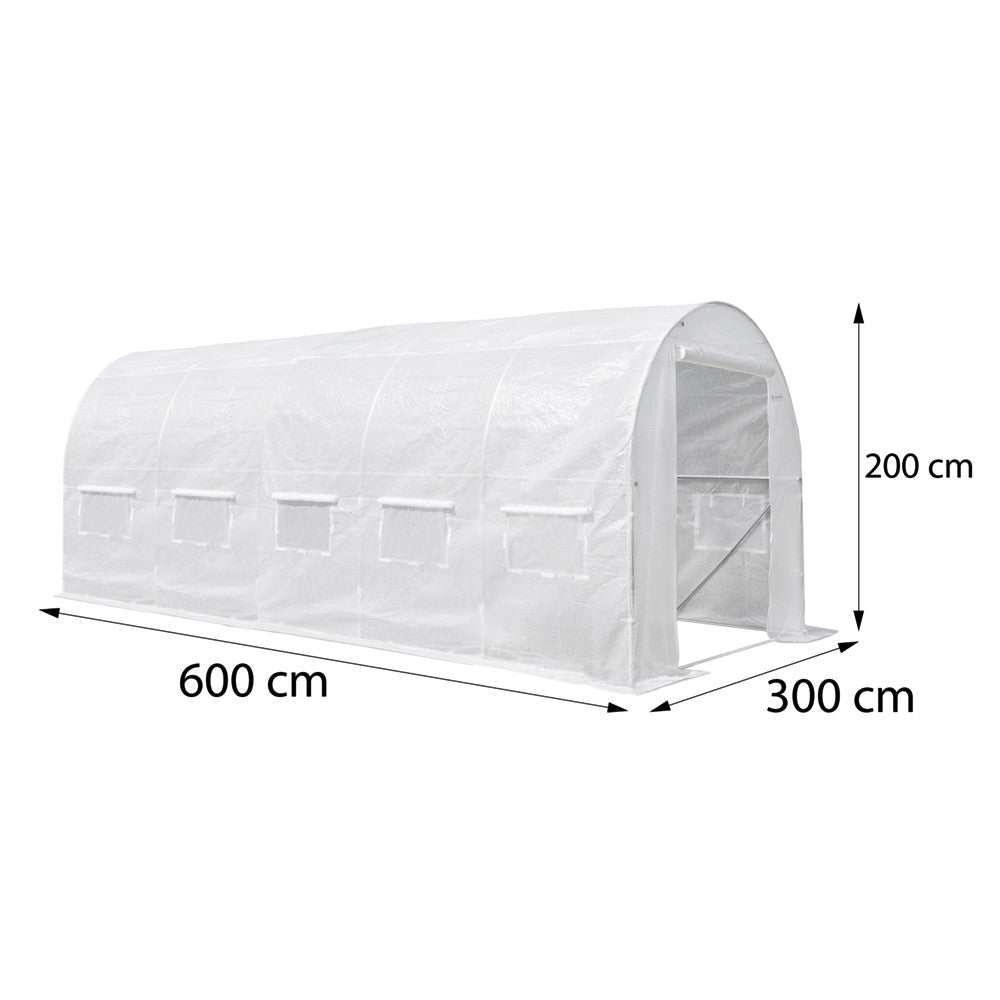 Melegház fólia méretábra 200 × 300 × 600 cm-es fóliasátorral - Homelux, LMHF-632-WH Sekundäres Bild