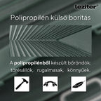 Keményfedeles gurulós bőrönd polipropilén külső borítása - Homelux, LTREBS-IV-DG