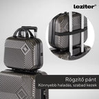 Gurulós bőrönd szett kézi bőröndjének rögzítése a kabinbőrönd teleszkópos karjához - Homelux, LTRPBS-VI-OG