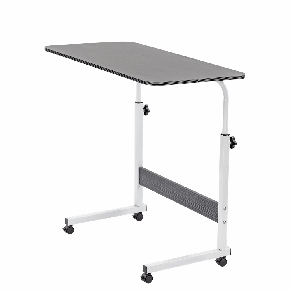 Höhenverstellbarer Laptoptisch 80x40 cm schwarz Sekundäres Bild